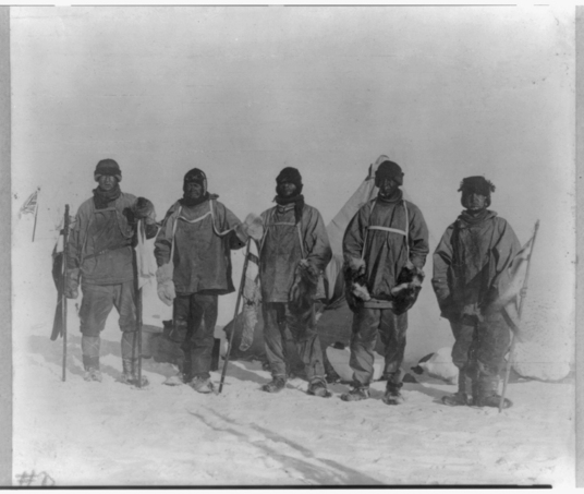 Scott with team at the South Pole_AMNH Library.jpg